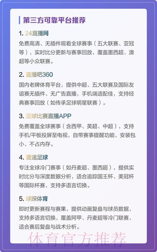 最新版世界杯直播平台一览与在线观看入口大全 最新版世界杯直播平台一览与在线观看入口大全